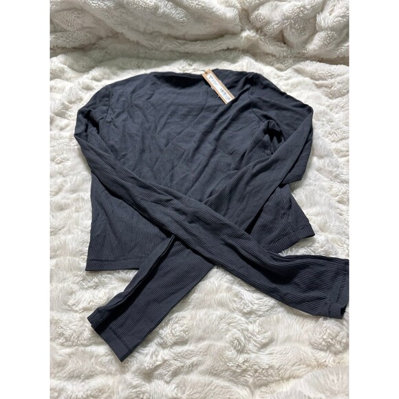 Skims Soft Lounge Crop Long Sleeve Shirt - Picture 8 of 8